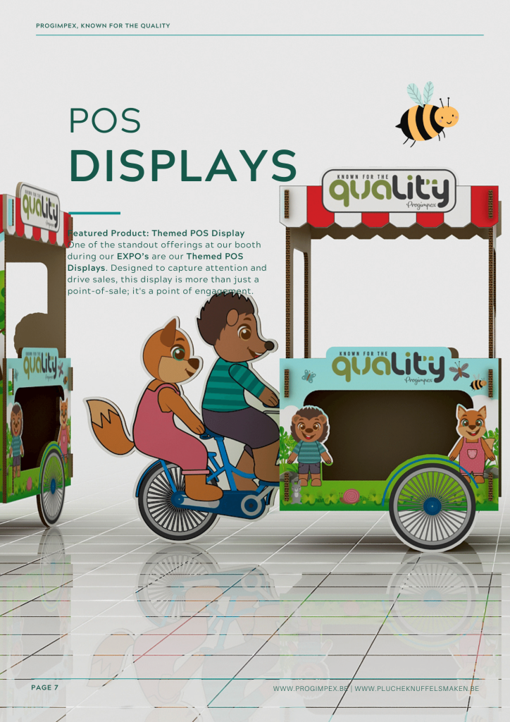 The Importance of Theming in the Recreation Market and Our Plush Toys, Progimpex themed POS DISPLAYS