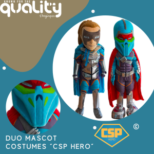 Progimpex, Mascot Costumes CSP Hero's, Duo Mascot Costumes