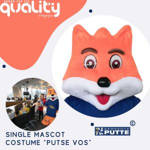 Progimpex, Single Productions Mascot Costumes Gemeente Putte, Fox, Costume for Children