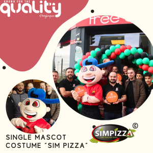 Progimpex, Single Productions Mascot Costumes, Sim Pizza