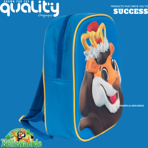 Trusted custom plush TOYS & branded bags. CE & GPSR certified — designed for impact, built to last. Luma the King. Backpack, Drawstring Bag, pencil case