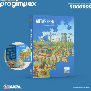 Progimpex custom city puzzels in magnetic gift box