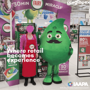Progimpex, Custom mascot costumes for companies, sports clubs, swimming pools, brands, and products. Mr. Fairy, Photo credits: Mr. Fairy